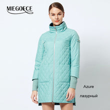 Load image into Gallery viewer, 2018 Women&#39;s Fashion Parkas coat Female Spring Jacket With Scarf Women&#39;s Coat Spring Autumn New Arrival Hot Sale MIEGOFCE