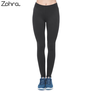 Zohra Fashion Women Legging Black Fitness Leggings Casual Durable Woman Pants