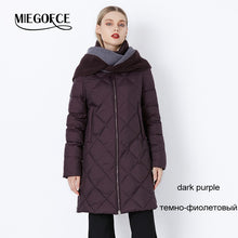 Load image into Gallery viewer, MIEGOFCE 2018 New Winter Women&#39;s Bio Fluff Outerwear Parkas Fashion Style High Quality Jacket With Scarf Warm Women Coat