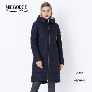 2018 MIEGOFCE New Winter Women's Jacket Coat Simple Women Parkas Warm Winter Women's Coat High-Quality Biological-Down Parkas