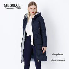 Load image into Gallery viewer, 2018 MIEGOFCE New Winter Women&#39;s Jacket Coat Simple Women Parkas Warm Winter Women&#39;s Coat High-Quality Biological-Down Parkas