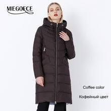 Load image into Gallery viewer, 2018 MIEGOFCE New Winter Women&#39;s Jacket Coat Simple Women Parkas Warm Winter Women&#39;s Coat High-Quality Biological-Down Parkas