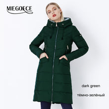 Load image into Gallery viewer, 2018 MIEGOFCE New Winter Women&#39;s Jacket Coat Simple Women Parkas Warm Winter Women&#39;s Coat High-Quality Biological-Down Parkas