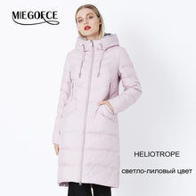 Load image into Gallery viewer, 2018 MIEGOFCE New Winter Women&#39;s Jacket Coat Simple Women Parkas Warm Winter Women&#39;s Coat High-Quality Biological-Down Parkas