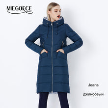 Load image into Gallery viewer, 2018 MIEGOFCE New Winter Women&#39;s Jacket Coat Simple Women Parkas Warm Winter Women&#39;s Coat High-Quality Biological-Down Parkas