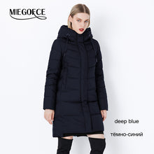 Load image into Gallery viewer, MIEGOFCE 2018 Winter Women&#39;s Jacket Thick Layer Bio Fluff a Sewn Hood Warm Women&#39;s Coat Quality And Comfortable Outerwear Winter