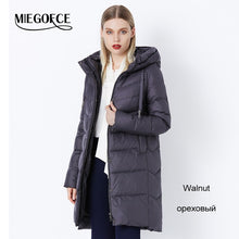 Load image into Gallery viewer, MIEGOFCE 2018 Winter Women&#39;s Jacket Thick Layer Bio Fluff a Sewn Hood Warm Women&#39;s Coat Quality And Comfortable Outerwear Winter