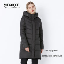 Load image into Gallery viewer, MIEGOFCE 2018 Winter Women&#39;s Jacket Thick Layer Bio Fluff a Sewn Hood Warm Women&#39;s Coat Quality And Comfortable Outerwear Winter