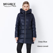 Load image into Gallery viewer, MIEGOFCE 2018 Winter Coat Women Parka With a Hood Jackets And Parks Women&#39;s Military Coat Hat Winter Fashion Coat Jacket