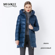 Load image into Gallery viewer, MIEGOFCE 2018 Winter Coat Women Parka With a Hood Jackets And Parks Women&#39;s Military Coat Hat Winter Fashion Coat Jacket