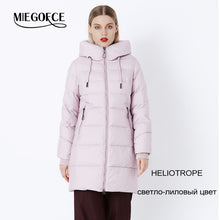 Load image into Gallery viewer, MIEGOFCE 2018 Winter Coat Women Parka With a Hood Jackets And Parks Women&#39;s Military Coat Hat Winter Fashion Coat Jacket