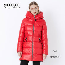 Load image into Gallery viewer, MIEGOFCE 2018 Winter Coat Women Parka With a Hood Jackets And Parks Women&#39;s Military Coat Hat Winter Fashion Coat Jacket